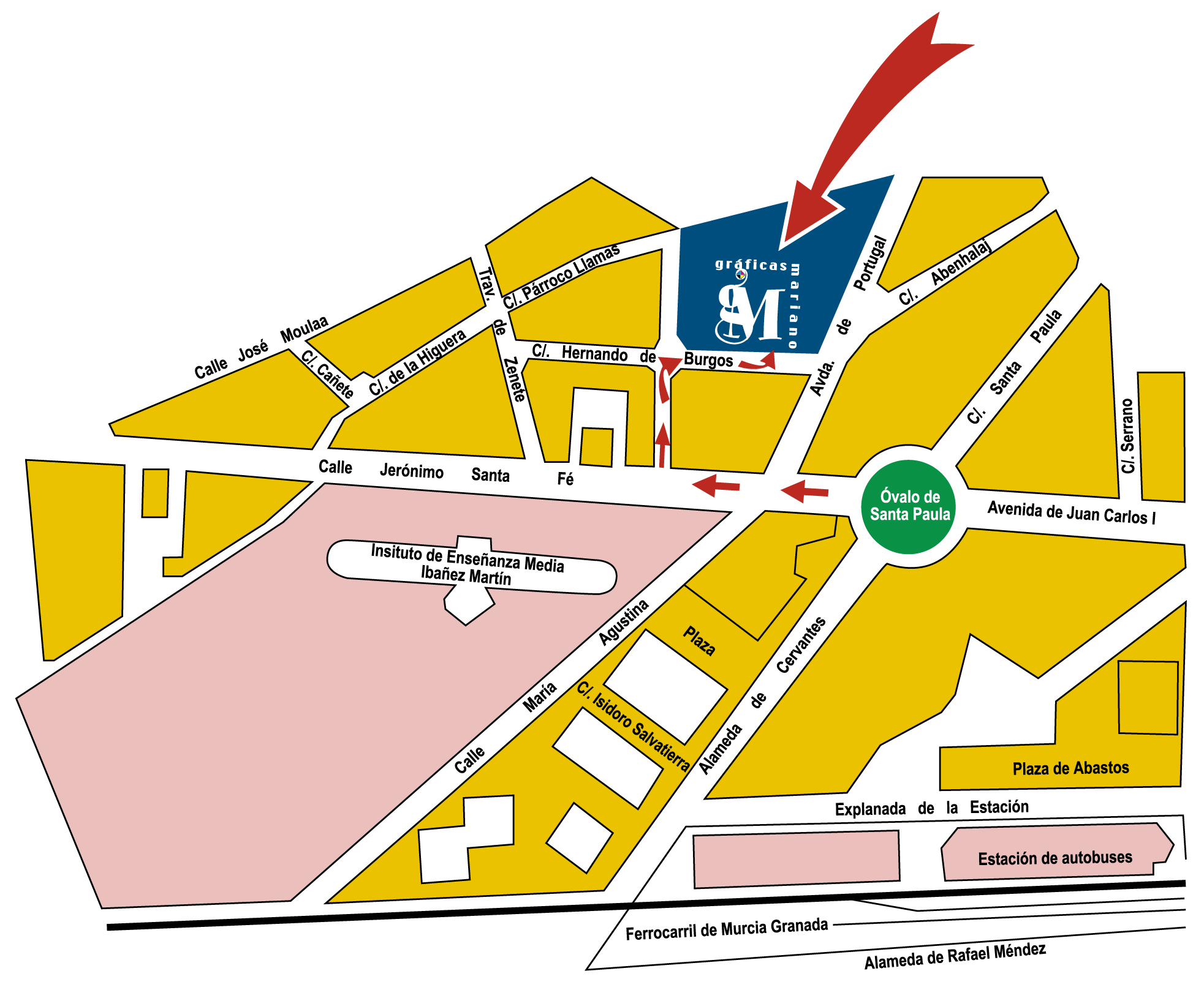 direccion localizacion Graficas Mariano