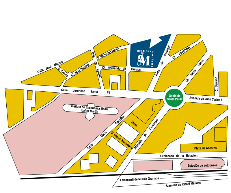 direccion localizacion graficas mariano imprenta en lorca